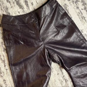 Anne Klein Leather Pants 